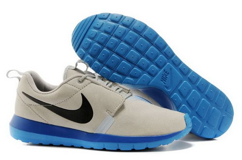 Nike Roshe Run Nm Br Mens Shoes Gray Black Blue Hot France